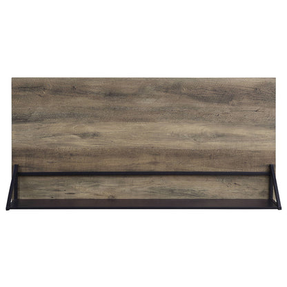 Garima - Writing Desk - Rustic Oak & Black