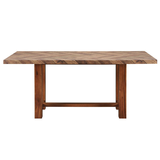 Gilsea - Dining Table - Brown Finish