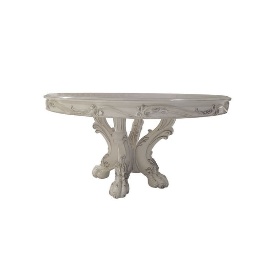 Dresden - Round Dining Table - Bone White