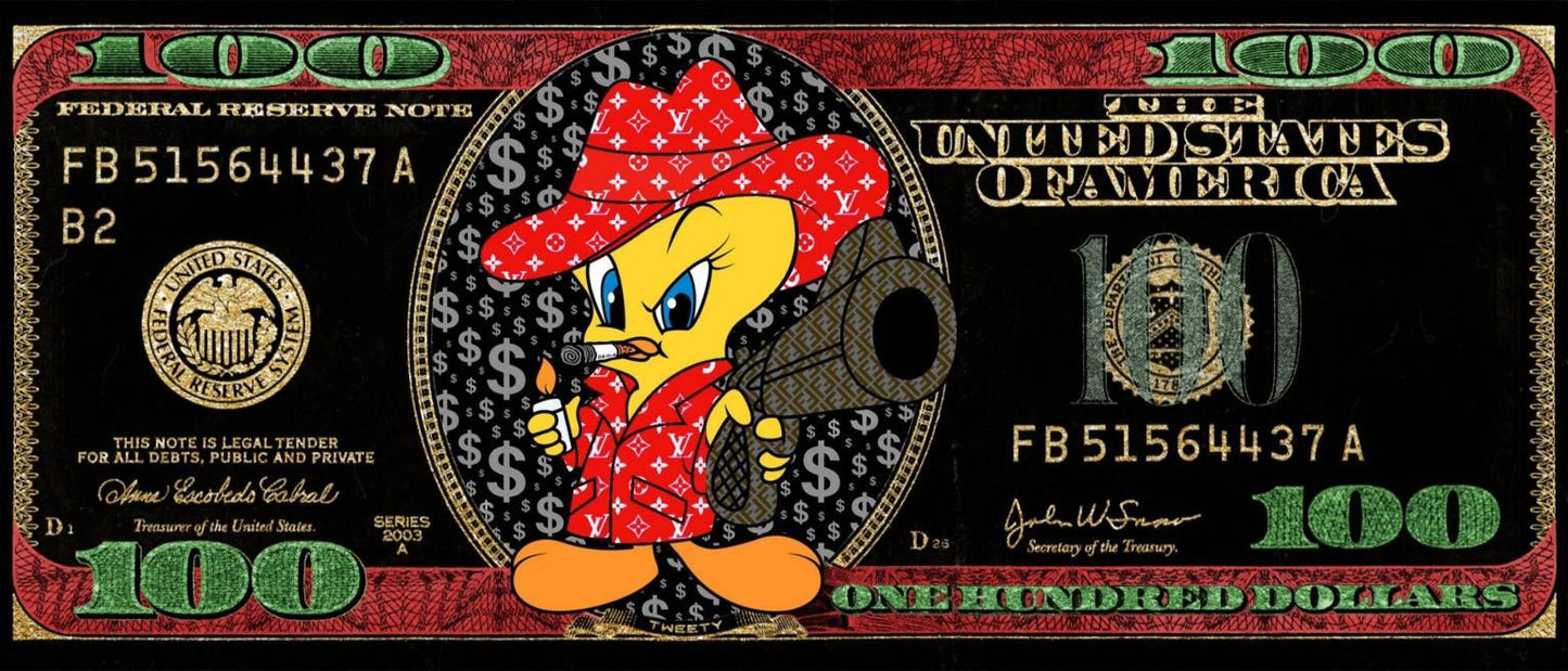 Dapper Billfire - 28" x 63" Framed Wall Art