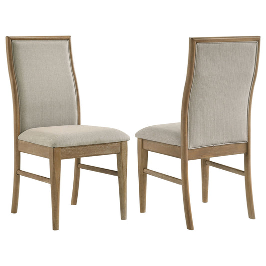 Dreydon - Upholstered Dining Side Chair (Set of 2) - Light Brown