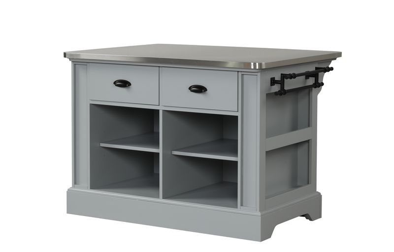 Urrur - Kitchen Island - Gray