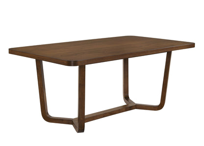 Salerno - 5 Piece Dining Room Set - Brown