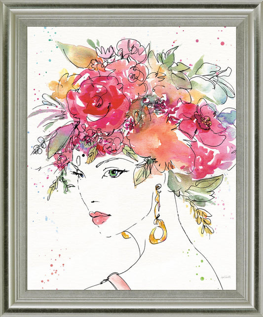 Blossom Muse - 28" x 34" Framed Wall Art