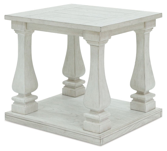 Arlendyne - Rectangular End Table - Antique White