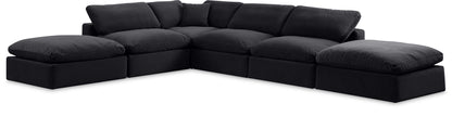 Comfy - 6 Piece Velvet Modular Sectional