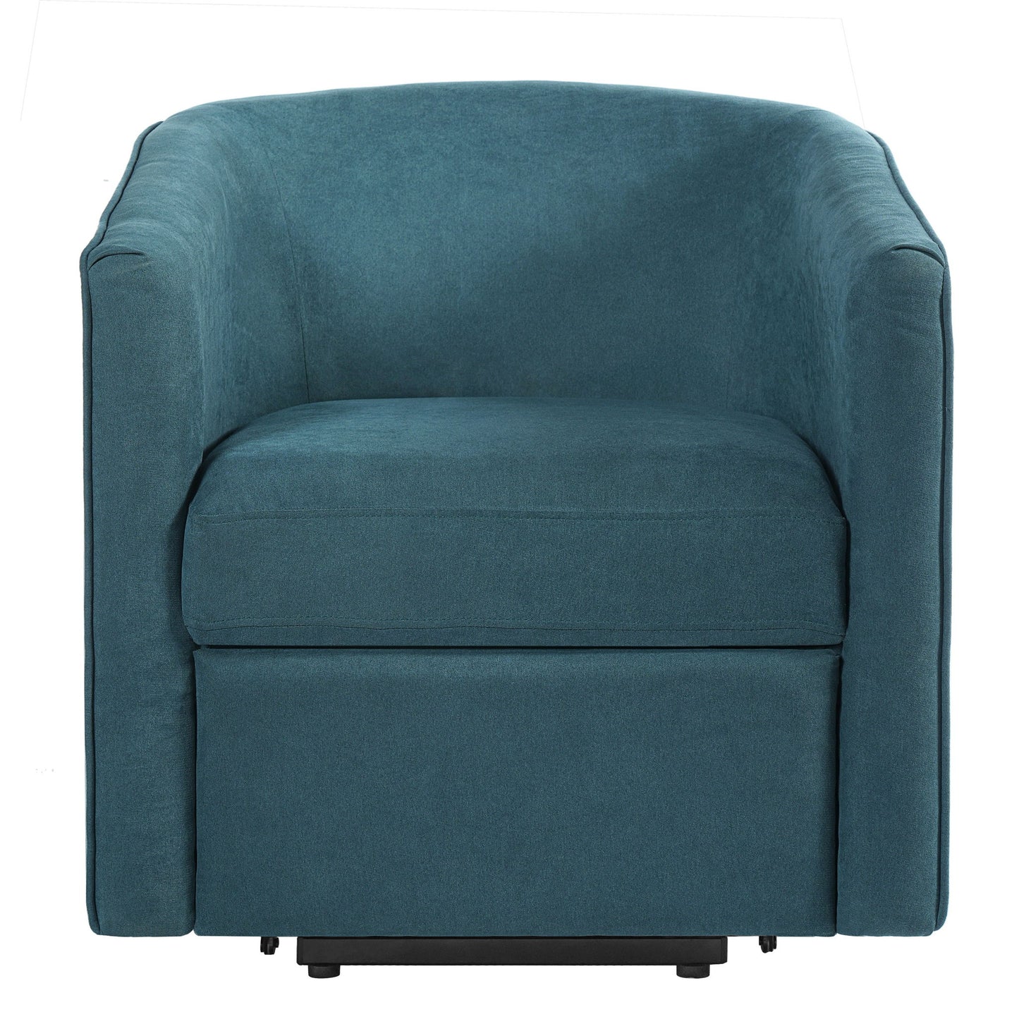 Power Lift Recliner Barrel Shape Reclining Chair With Footrest And Side Pocket