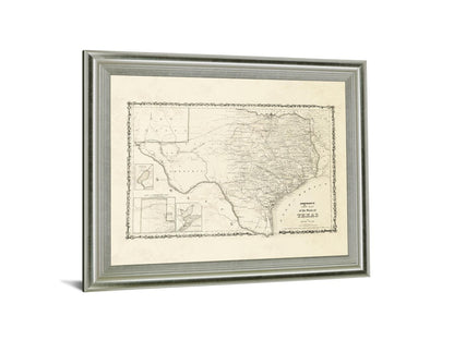Aged Cartographer - 28" x 34" Framed Wall Art