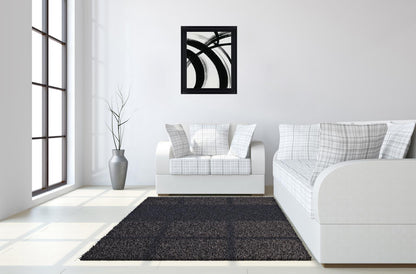 Ebony Arc - 28" x 34" Framed Wall Art