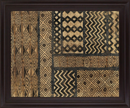 Geometric Fusion - 28" x 34" Framed Wall Art