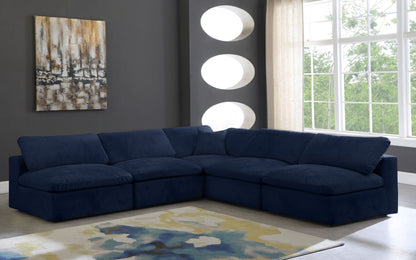 Cozy - 5 Piece Modular Corner Armless Sectional