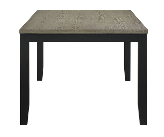 Folio - 6 Piece Dining Room Set - Light Brown / Black