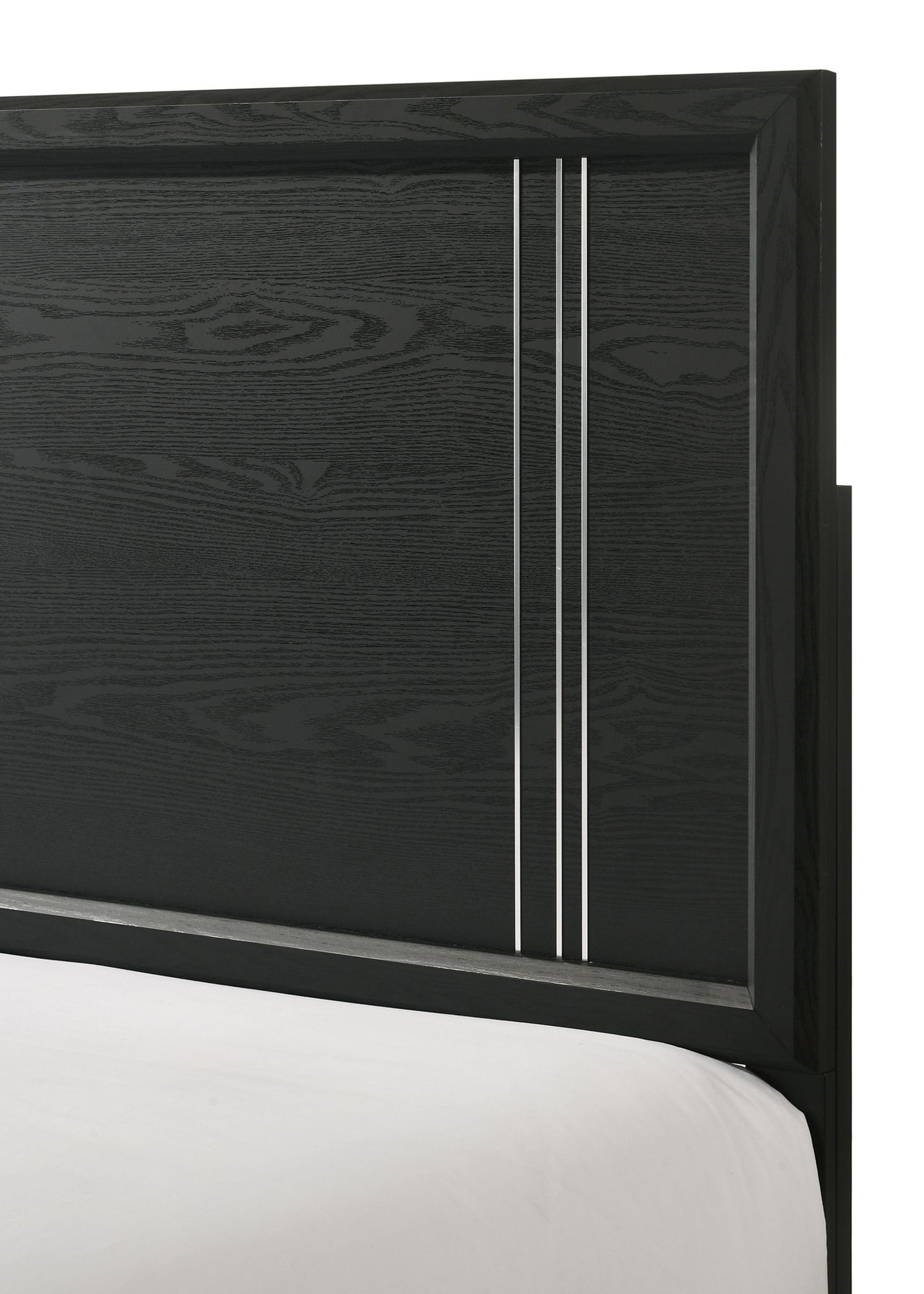 Charlie - King 5 Piece Bedroom Set - Charcoal
