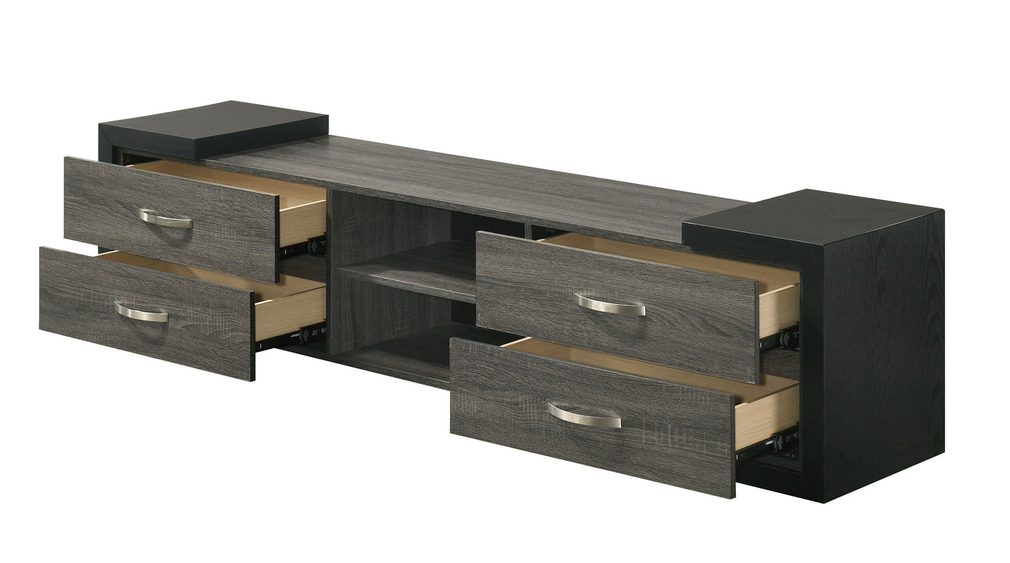 Brant - TV Stand - Dark Gray