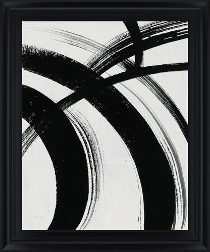Ebony Arc - 28" x 34" Framed Wall Art