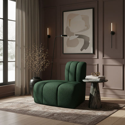 Arc - Boucle Fabric Reverse Corner