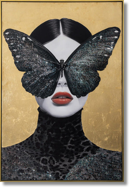 Midnight Muse - 33" x 48" Framed Wall Art