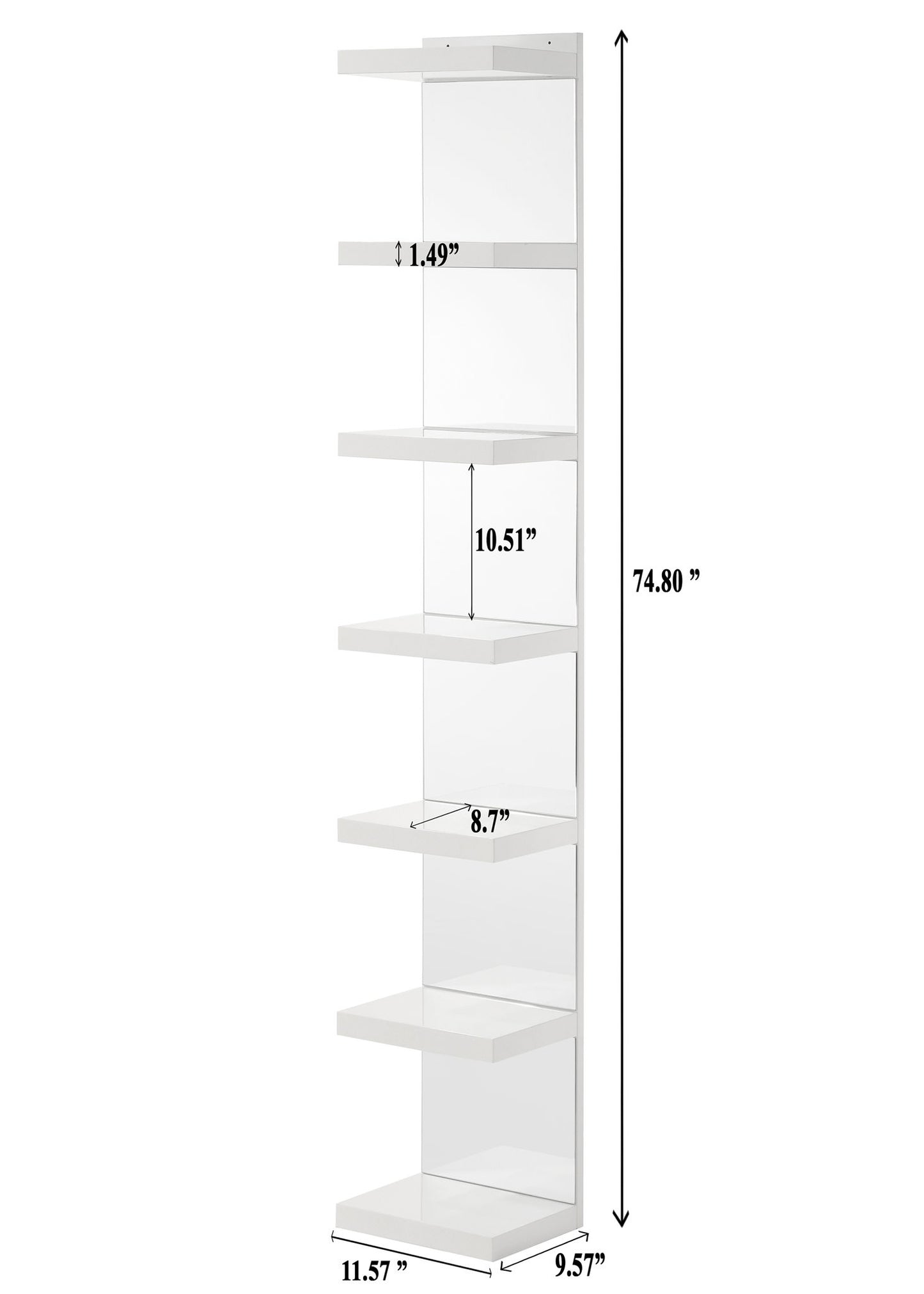 Luxo - Rack - White