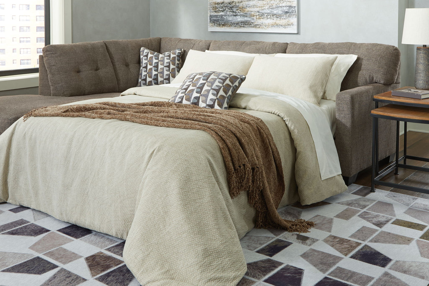 Mahoney - Raf Full Sofa Sleeper - Chocolate