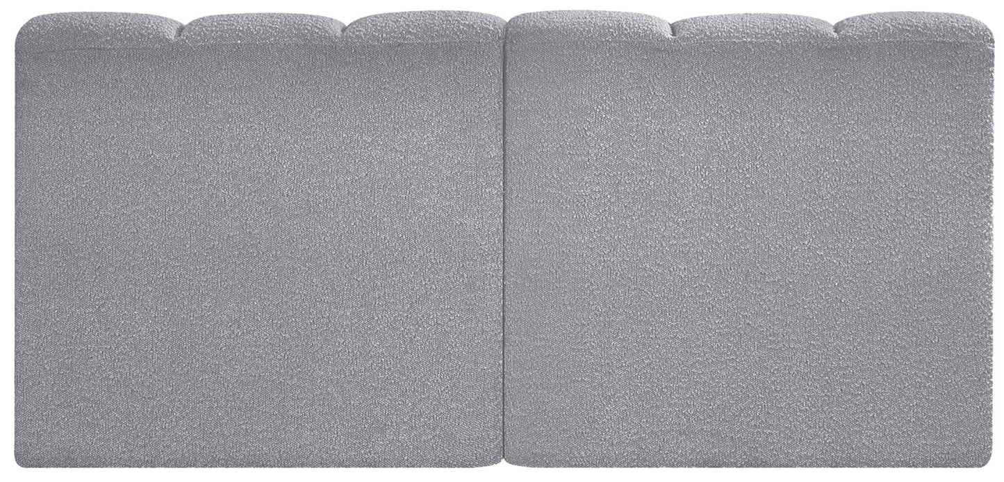 Arc - Boucle Fabric 2 Seats Modular Sofa