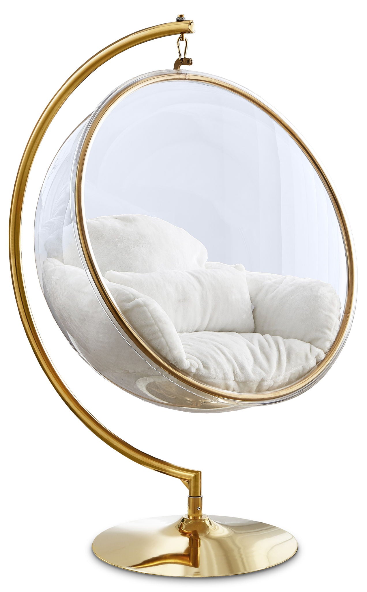 Luna - Swing Accent Chair - White