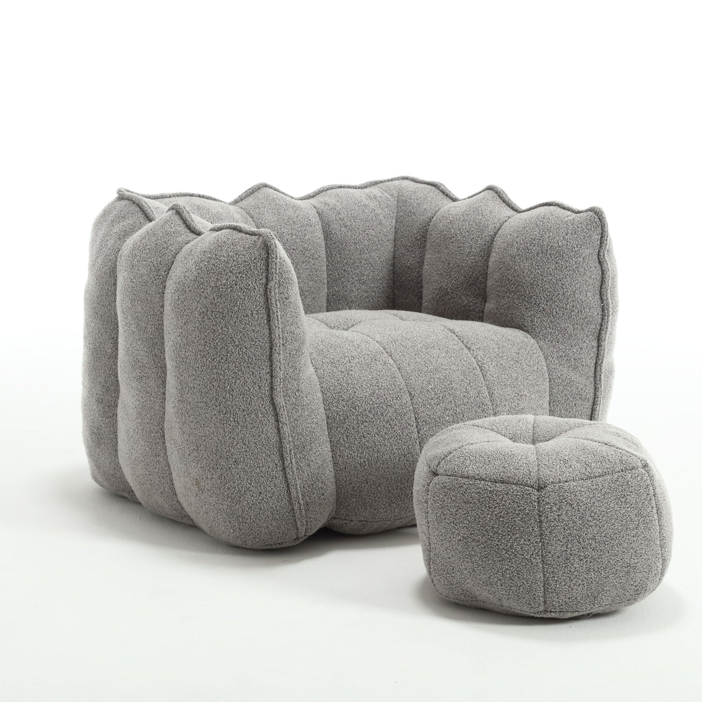 Soft Bean Bag Chair With High Resilient Foam