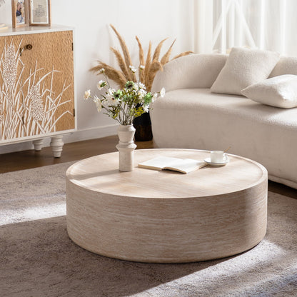 Round Coffee Table For Living Room - Amber