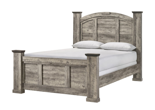 Ella-Mae - King 5 Piece Bedroom Set - Gray