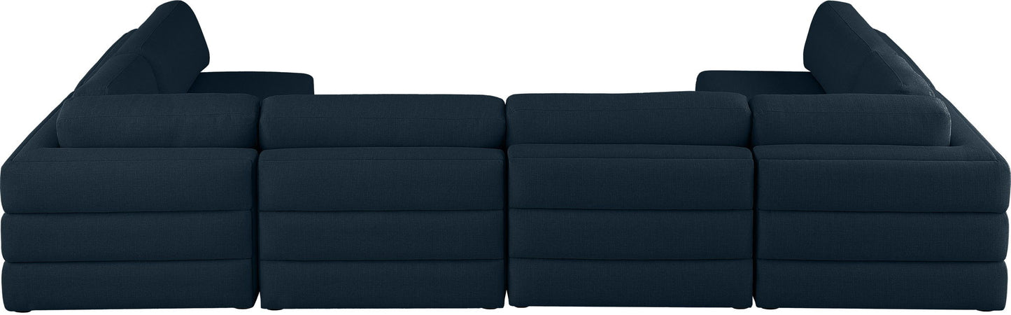 Beckham - 6 Piece Modular U-Shaped Armless Sectional
