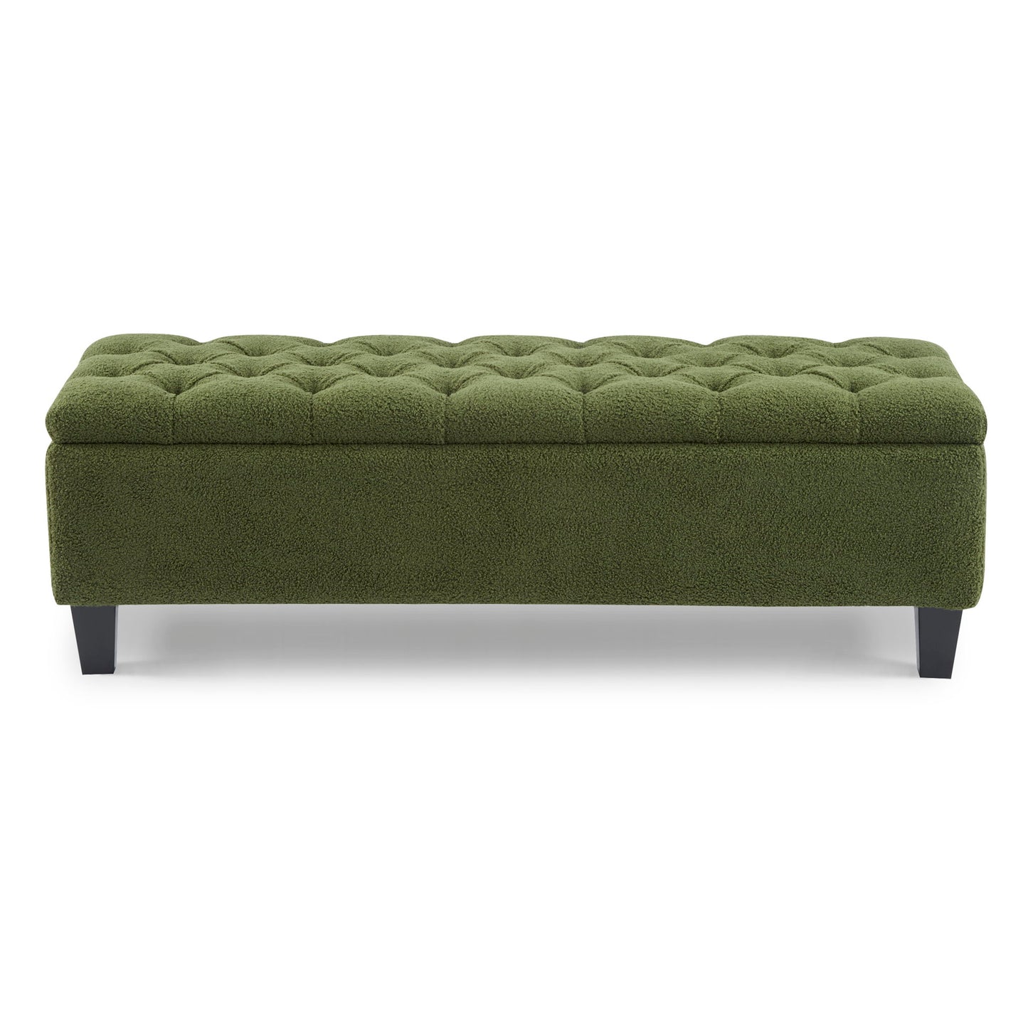 Ottoman Bench & Storage - Green