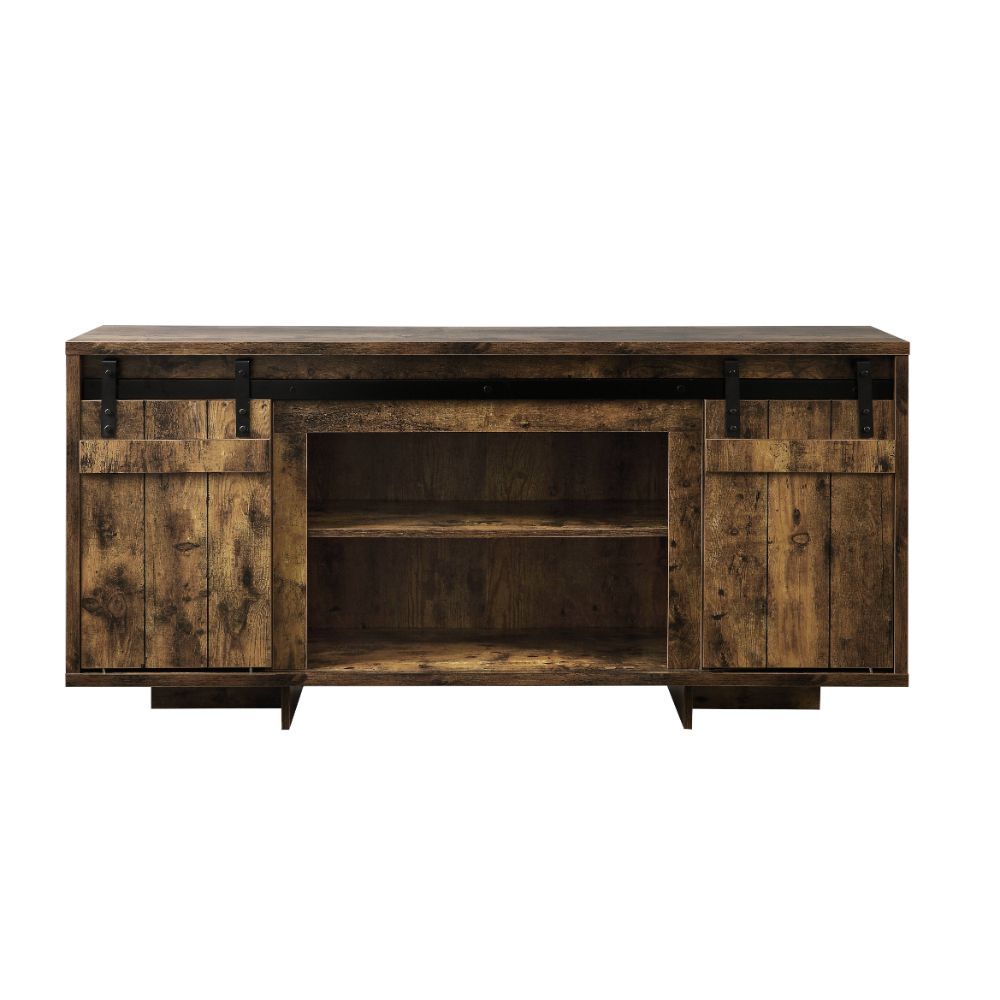 Bellarosa - TV Stand (Same Lv01441) - Rustic Oak