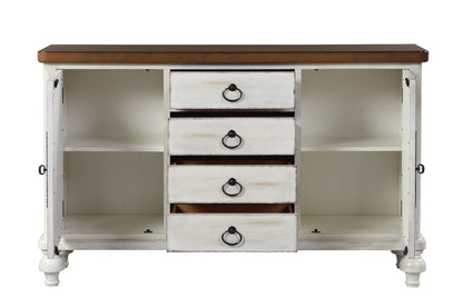 Vermont - Console Cabinet - Antique White