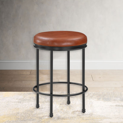 Michael - Backless Counter Height Stool - Caramel