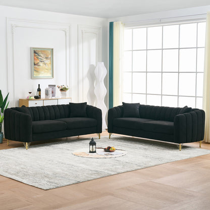 Oversized Sofa, Deep Tufted Couch