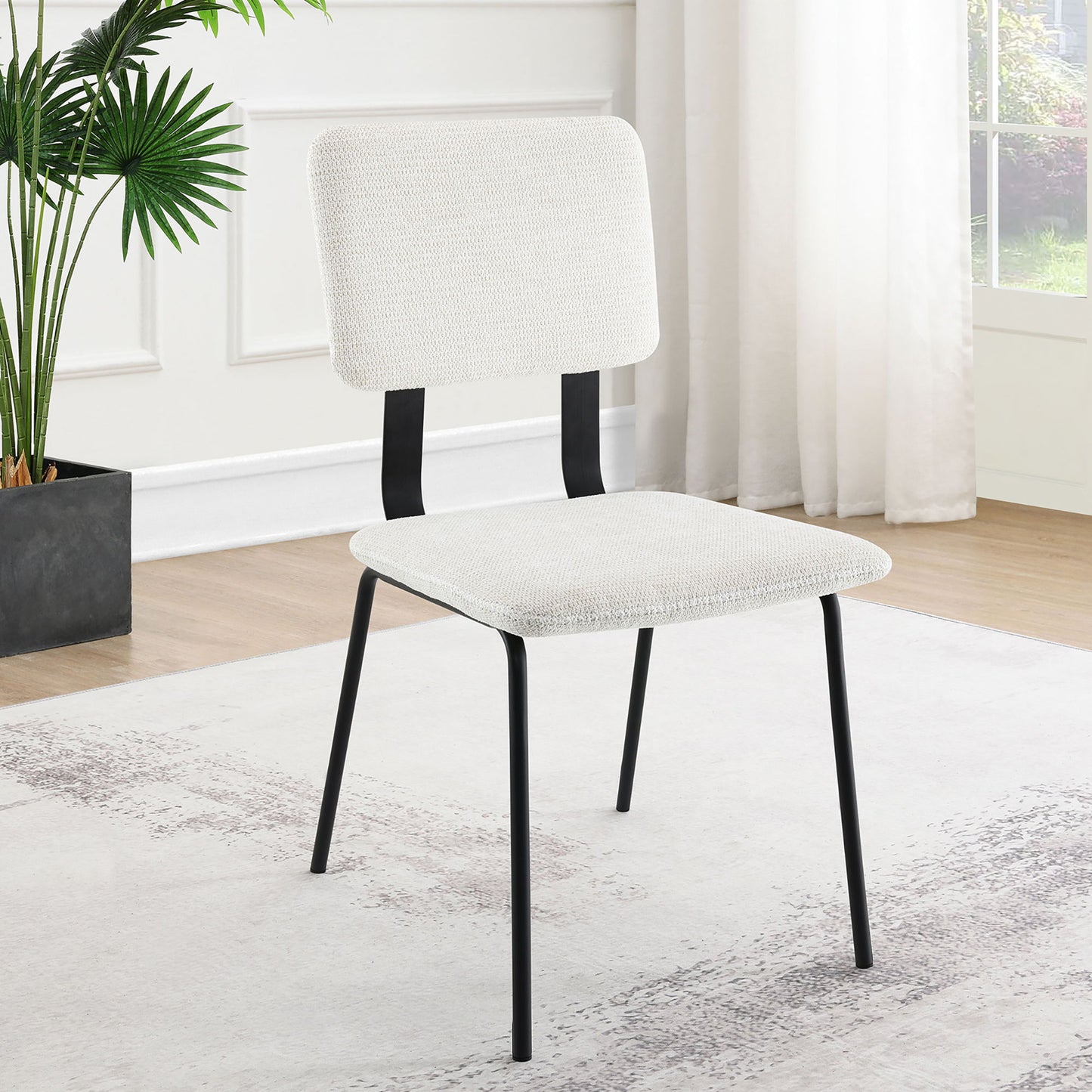 Bixby - Upholstered Dining Side Chair (Set of 2) - White