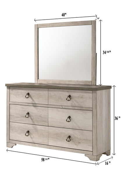 Patterson - Queen 5 Piece Bedroom Set - Beige