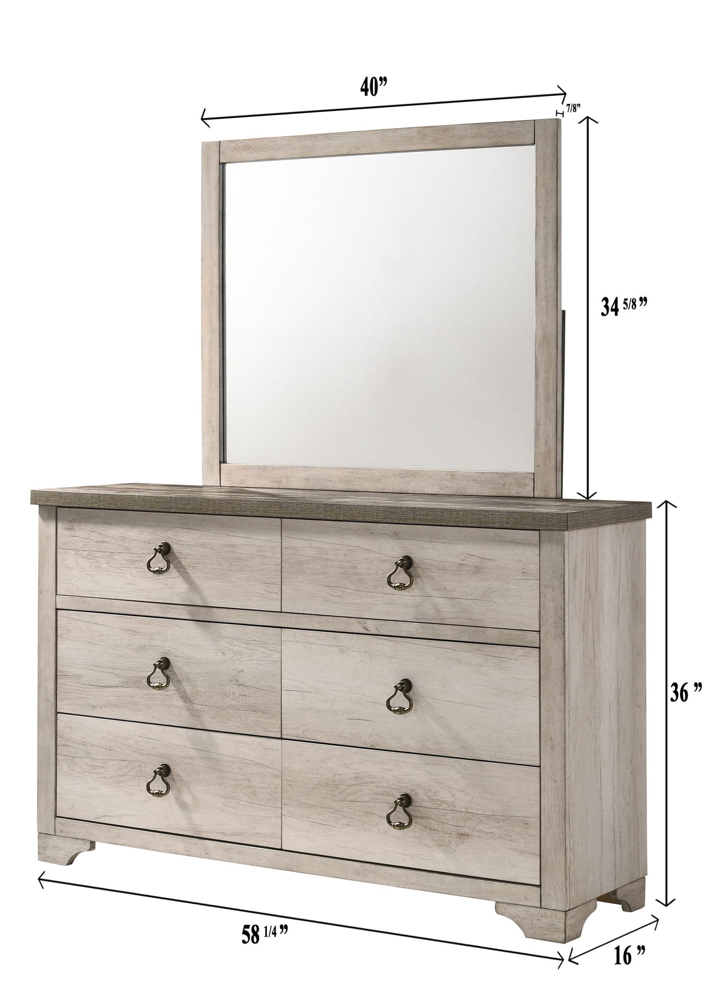 Patterson - Queen 4 Piece Bedroom Set - Beige