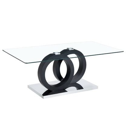 Minimalist Coffee Table - Black