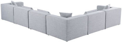 Cube - Linen 6 Piece Modular Corner Sectional
