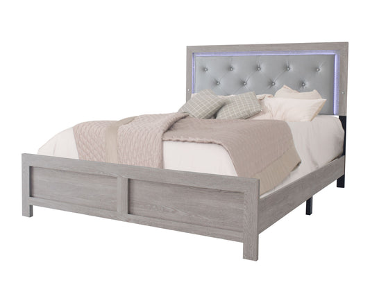 Jaylen - Queen 5 Piece Bedroom Set - Limed Oak