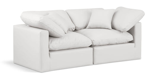 Indulge - Faux Leather 2 Seat Modular Sofa