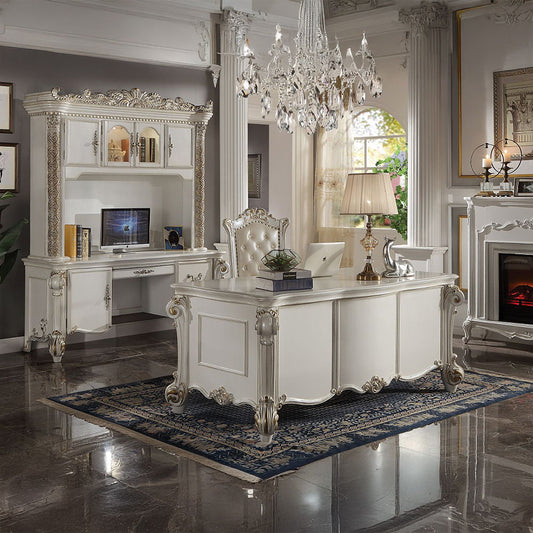 Vendome - Executive Writing Desk - Antique Pearl