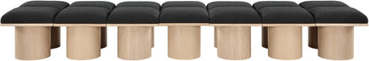 Pavilion - 14 Piece Modular Bench With Natural Base