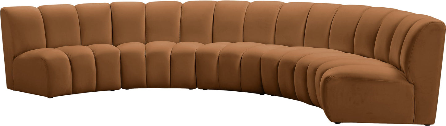 Infinity - 5 Piece Modular Sectional - Saddle