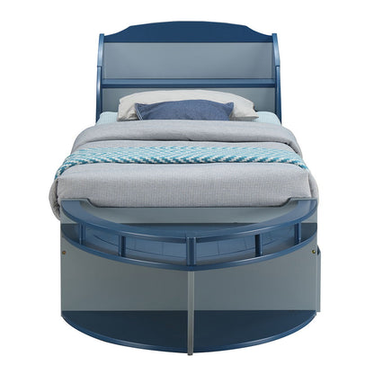 Neptune II - Twin Bed - Gray / Navy