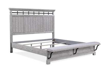 Beckett - King 4 Piece Bedroom Set - Greige