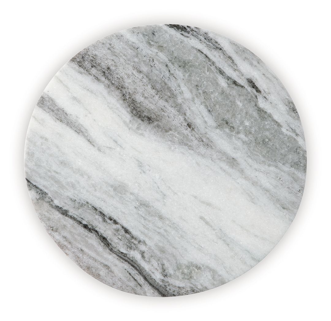 Keithwell - Round Accent Table - Gray