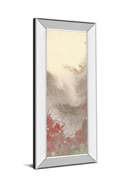 Sang Froid Il By Dlynn Roll - Mirror Framed Print Wall Art - Beige