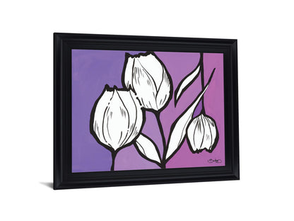 Lavender Trio - 28" x 34" Framed Wall Art