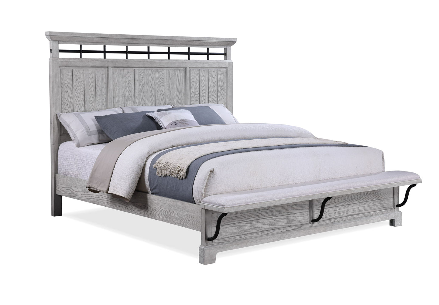 Beckett - Queen Bed - Greige